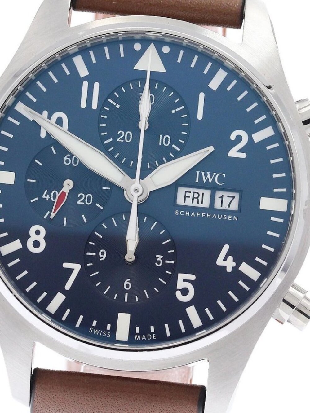 IWC SCHAFFHAUSEN Pilot's Watch Petite Prince IW377714 Day-Date AT Men's_957679